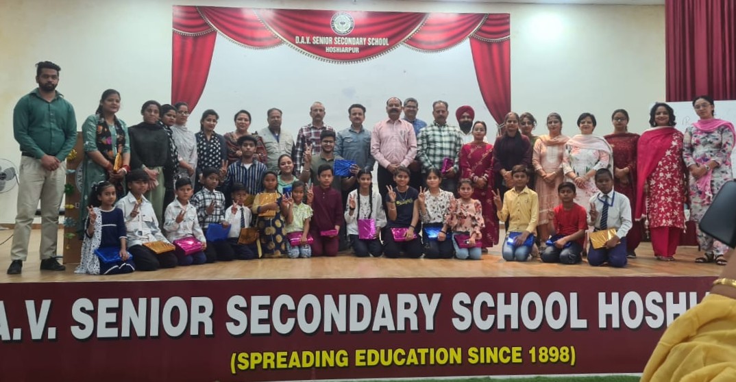 DAV Senior Secondary School Hoshiarpur annual examination result was declared in the school premises.